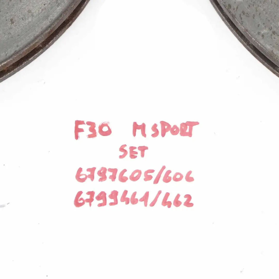 BMW F20 F22 F30 F31 M Sport Avant Arrière Gauche Droite Disques Frein - SKU 6797605 - Numéro de pièce 6797605