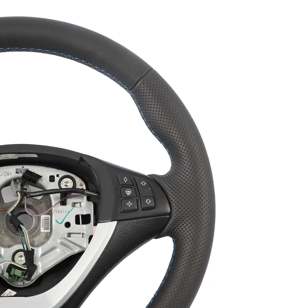  Steering Wheel BMW X5 E70 Heated NEW Black Leather Sport M-tricolored - SKU 6797910-1 - Part number 6797910