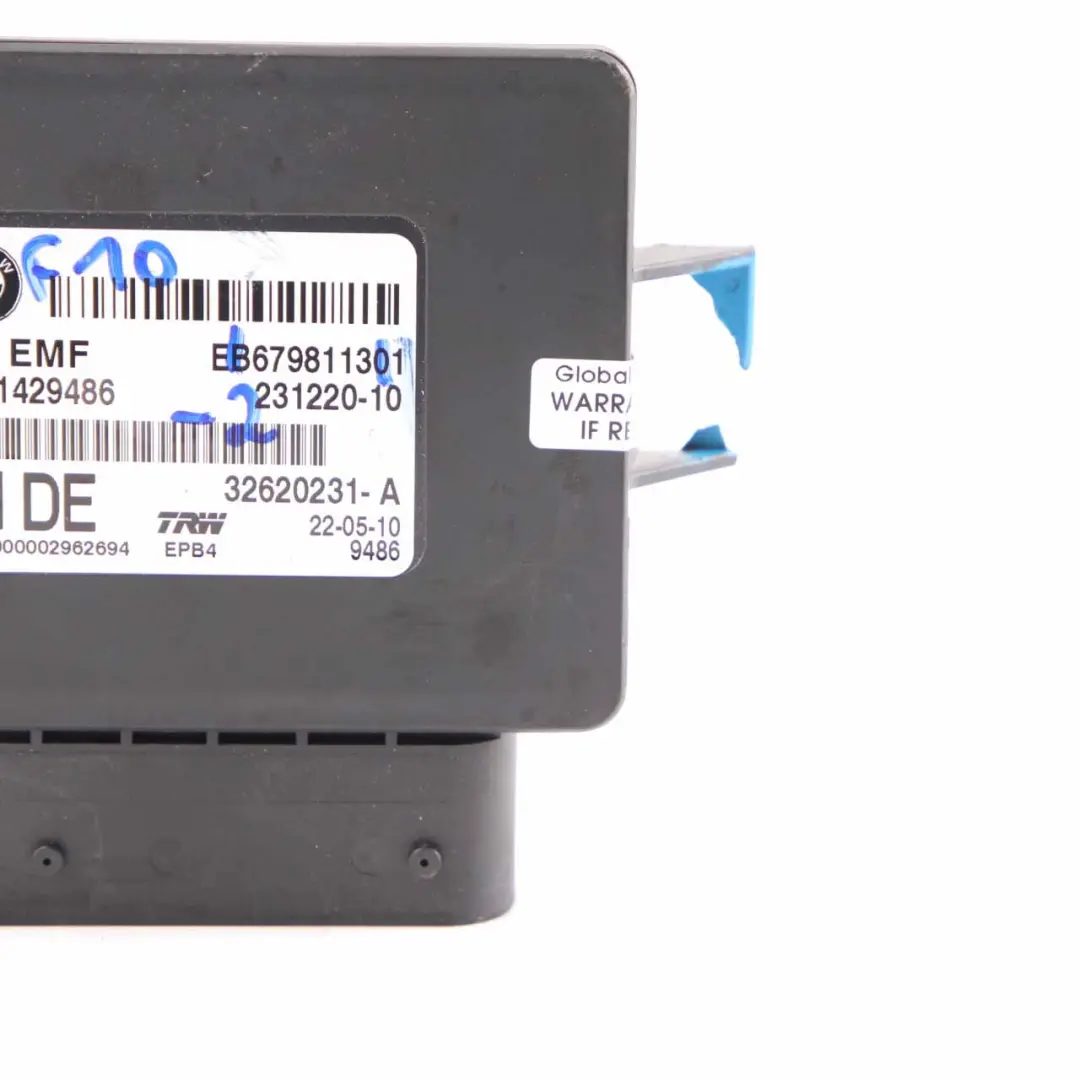 Control Unit Module Parking Handbrake EMF to BMW F10 F11 LCI with Part number 6798113 BMW F10 F11 LCI Control Unit Module Parking Handbrake EMF - SKU 6798113-2 - Part number 6798113