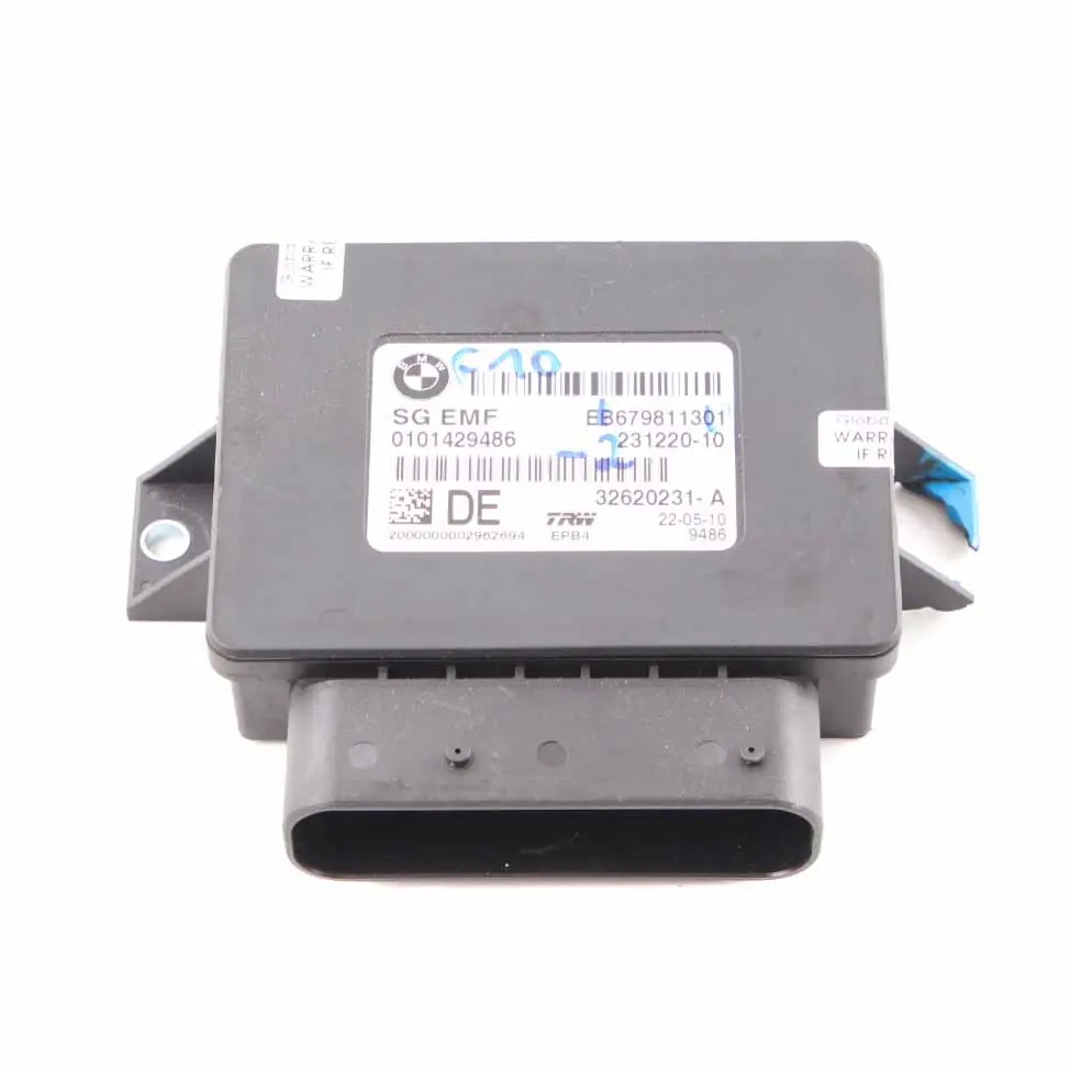 Control Unit Module Parking Handbrake EMF to BMW F10 F11 LCI with Part number 6798113 BMW F10 F11 LCI Control Unit Module Parking Handbrake EMF - SKU 6798113-2 - Part number 6798113