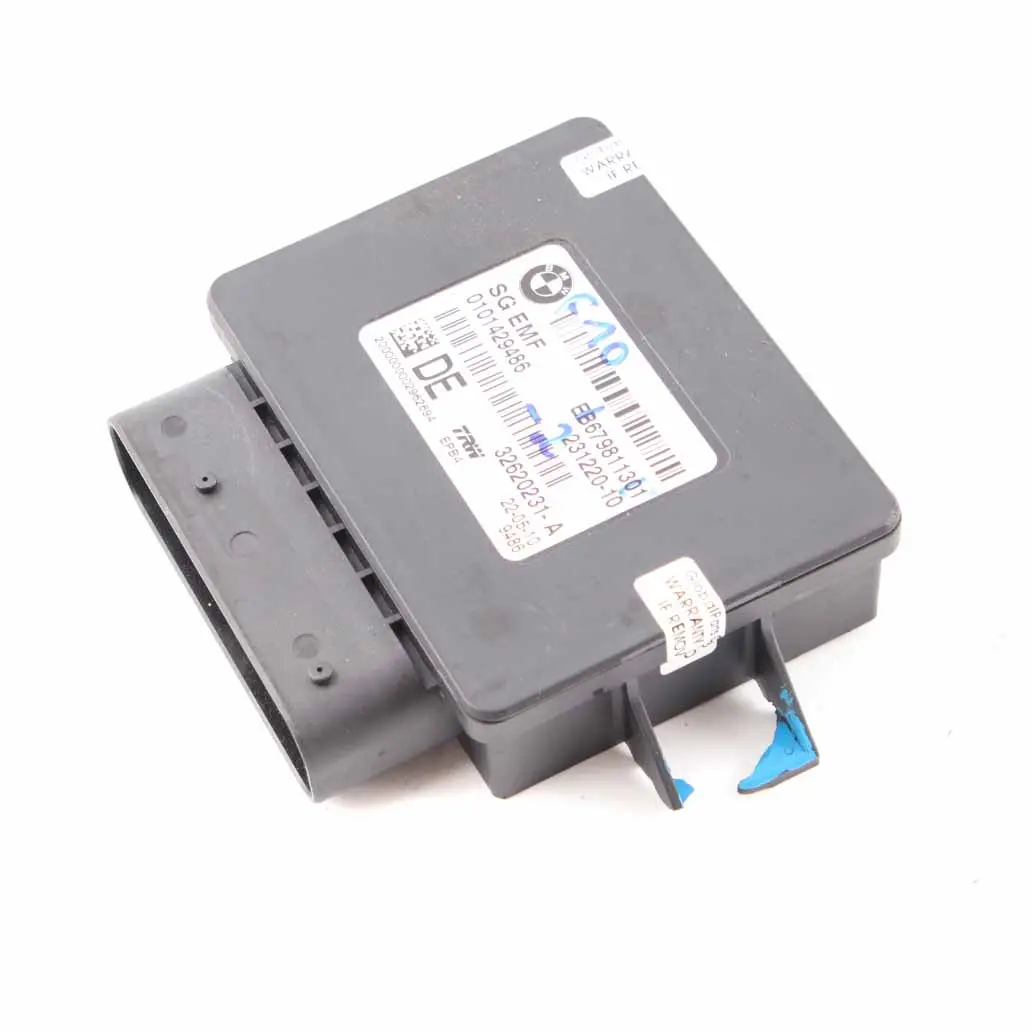 Control Unit Module Parking Handbrake EMF to BMW F10 F11 LCI with Part number 6798113 BMW F10 F11 LCI Control Unit Module Parking Handbrake EMF - SKU 6798113-2 - Part number 6798113