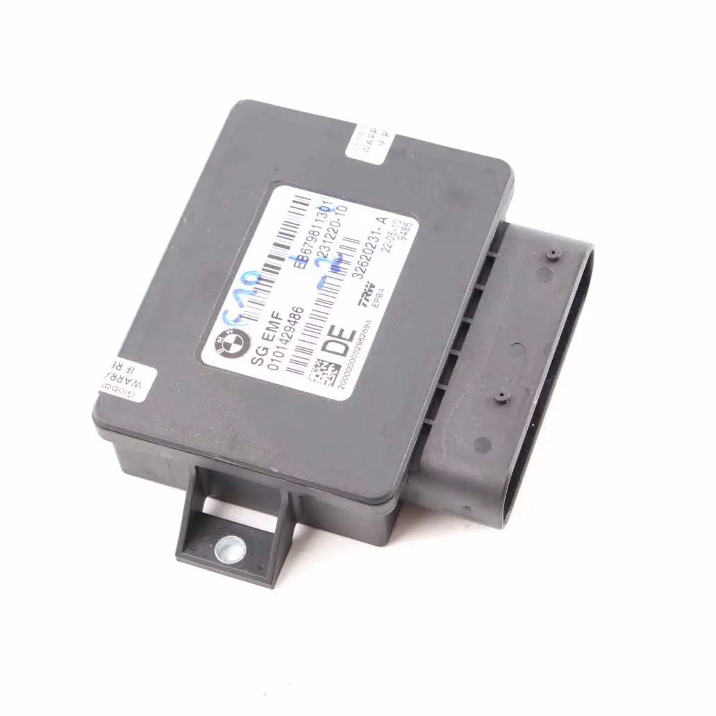 Control Unit Module Parking Handbrake EMF to BMW F10 F11 LCI with Part number 6798113 BMW F10 F11 LCI Control Unit Module Parking Handbrake EMF - SKU 6798113-2 - Part number 6798113