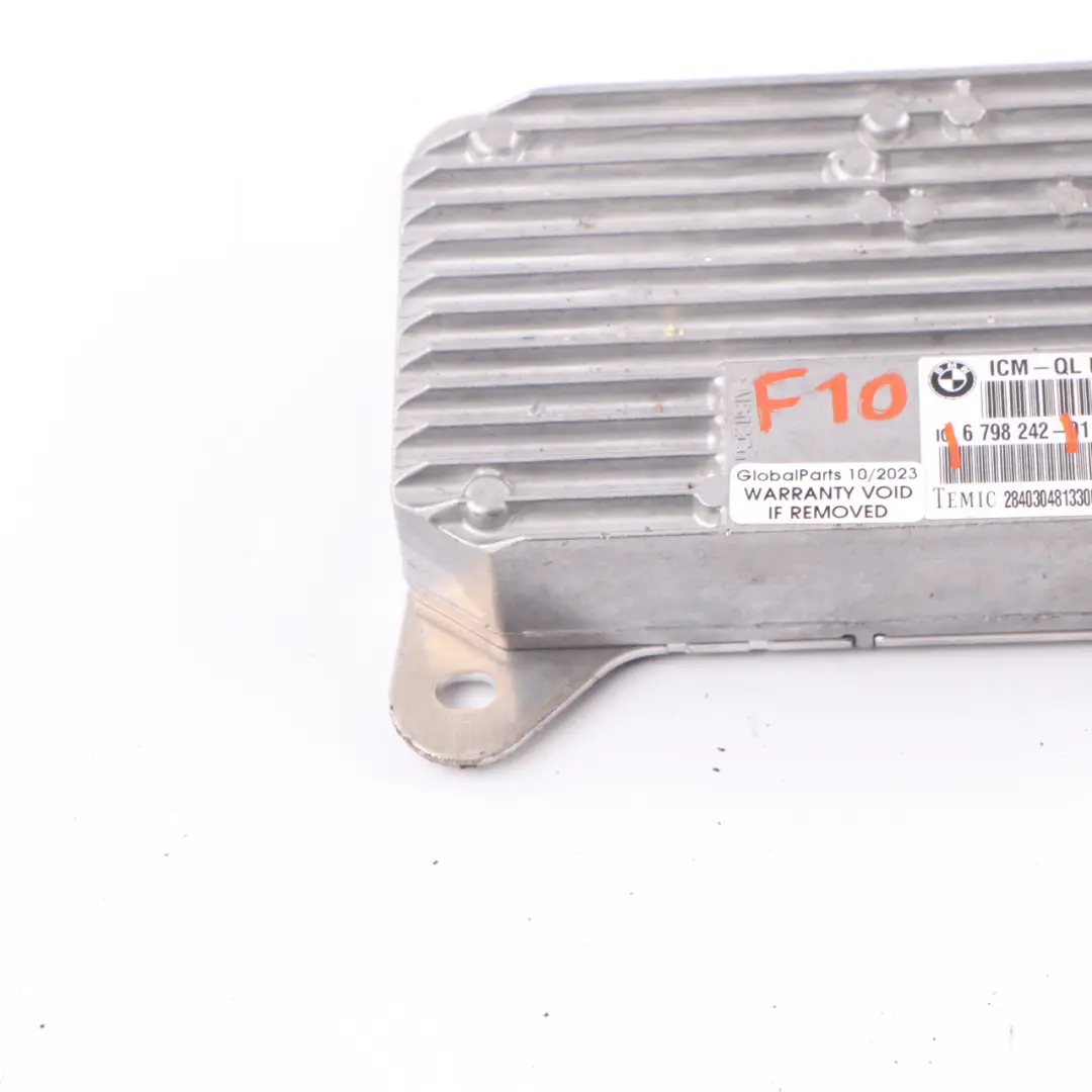 ICM Module BMW F10 F11 Integrated Chassis Management QL ES Control Unit to with Part number 6798242 ICM Module BMW F10 F11 Integrated Chassis Management QL ES Control Unit - SKU 6798242 - Part number 6798242