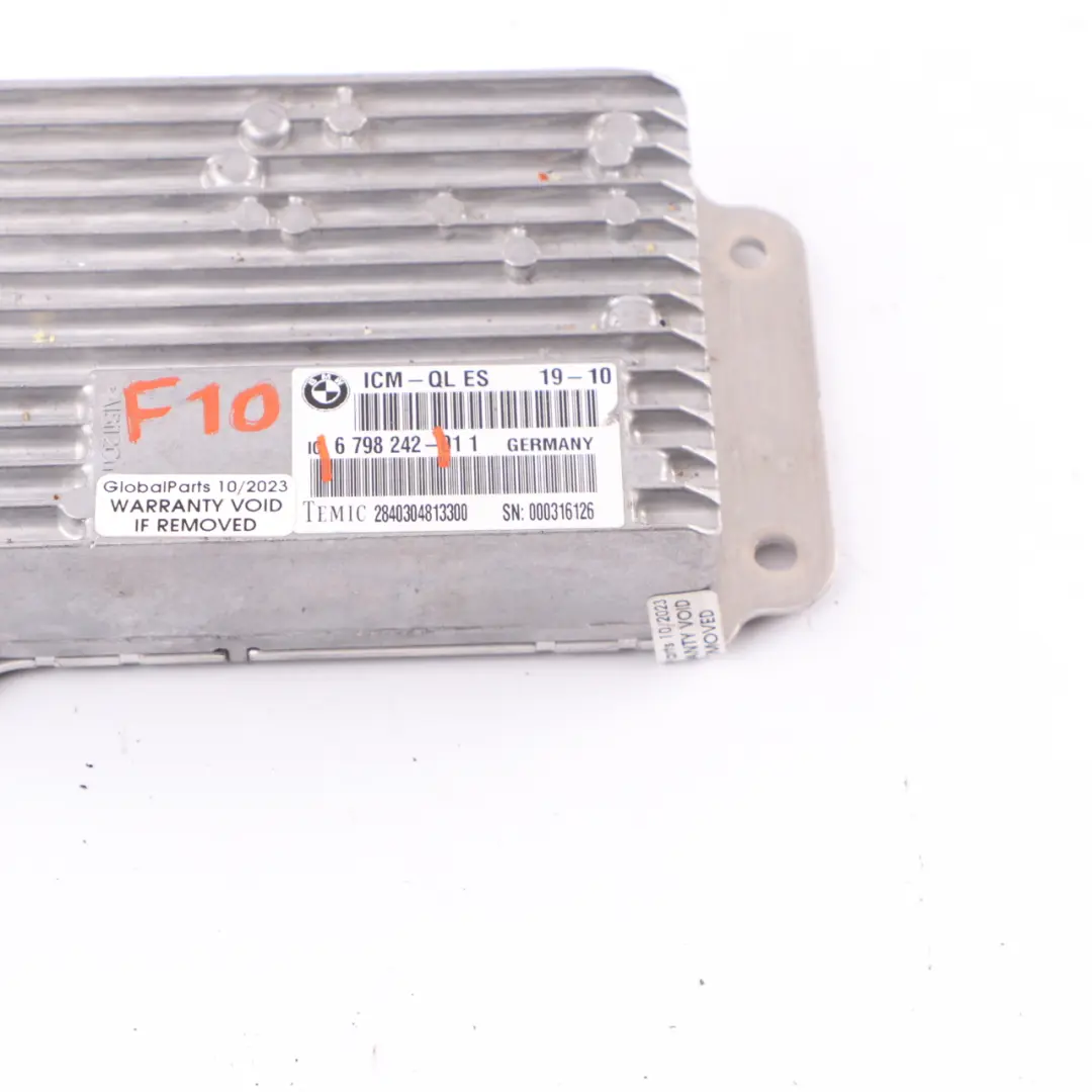  ICM Module BMW F10 F11 Integrated Chassis Management QL ES Control Unit - SKU 6798242 - Part number 6798242
