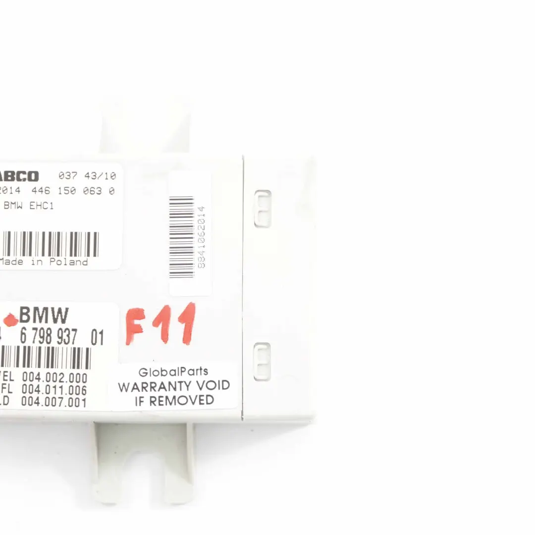 Suspension Control Unit ECU Rear Axle Module to BMW F11 Touring Air with Part number 6798937 BMW F11 Touring Air Suspension Control Unit ECU Rear Axle Module - SKU 6798937 - Part number 6798937