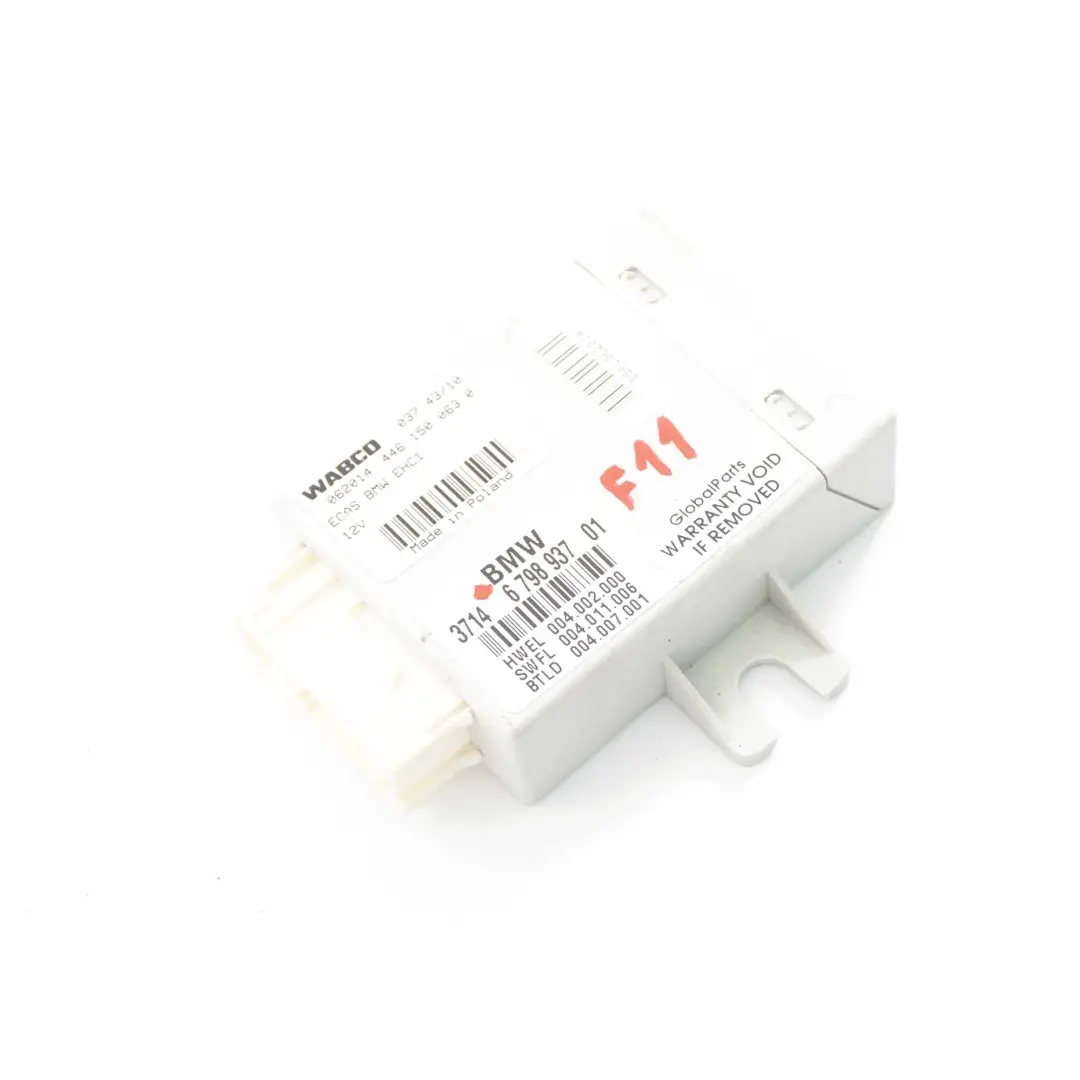 Suspension Control Unit ECU Rear Axle Module to BMW F11 Touring Air with Part number 6798937 BMW F11 Touring Air Suspension Control Unit ECU Rear Axle Module - SKU 6798937 - Part number 6798937