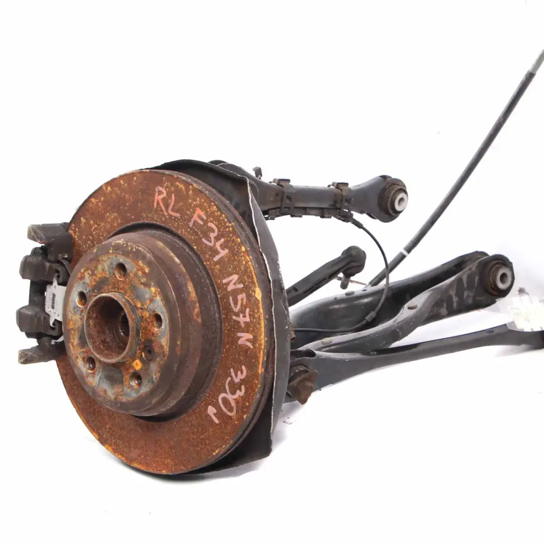 BMW F34 GT 330d N57N Rear Left N/S Leg Suspension Axle Brake Disc Hub Set - SKU 6798983 - Part number 6798983