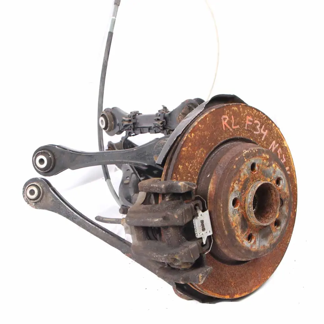 BMW F34 GT 330d N57N Rear Left N/S Leg Suspension Axle Brake Disc Hub Set - SKU 6798983 - Part number 6798983
