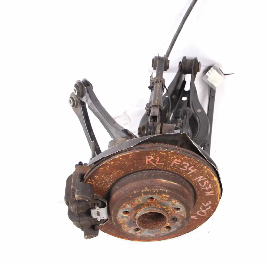 BMW F34 GT 330d N57N Rear Left N/S Leg Suspension Axle Brake Disc Hub Set - SKU 6798983 - Part number 6798983