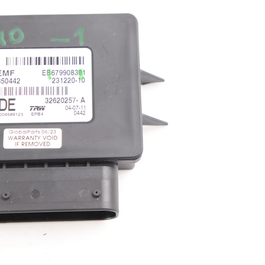 Control Unit BMW F10 F11 X3 F25 Parking Brake Handbrake Module EMF to with Part number 6799083 Control Unit BMW F10 F11 X3 F25 Parking Brake Handbrake Module EMF - SKU 6799083-1 - Part number 6799083