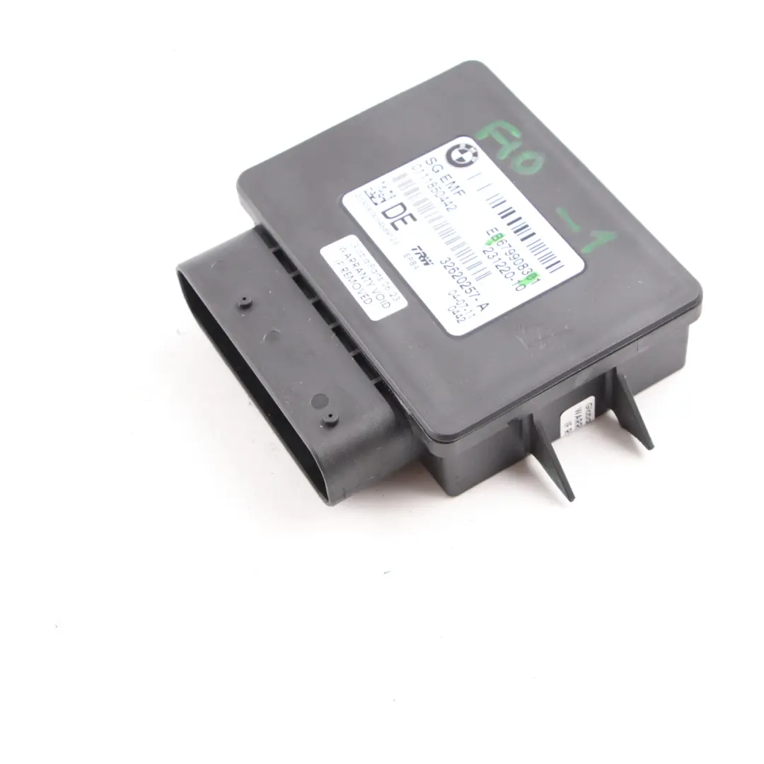 Control Unit BMW F10 F11 X3 F25 Parking Brake Handbrake Module EMF to with Part number 6799083 Control Unit BMW F10 F11 X3 F25 Parking Brake Handbrake Module EMF - SKU 6799083-1 - Part number 6799083