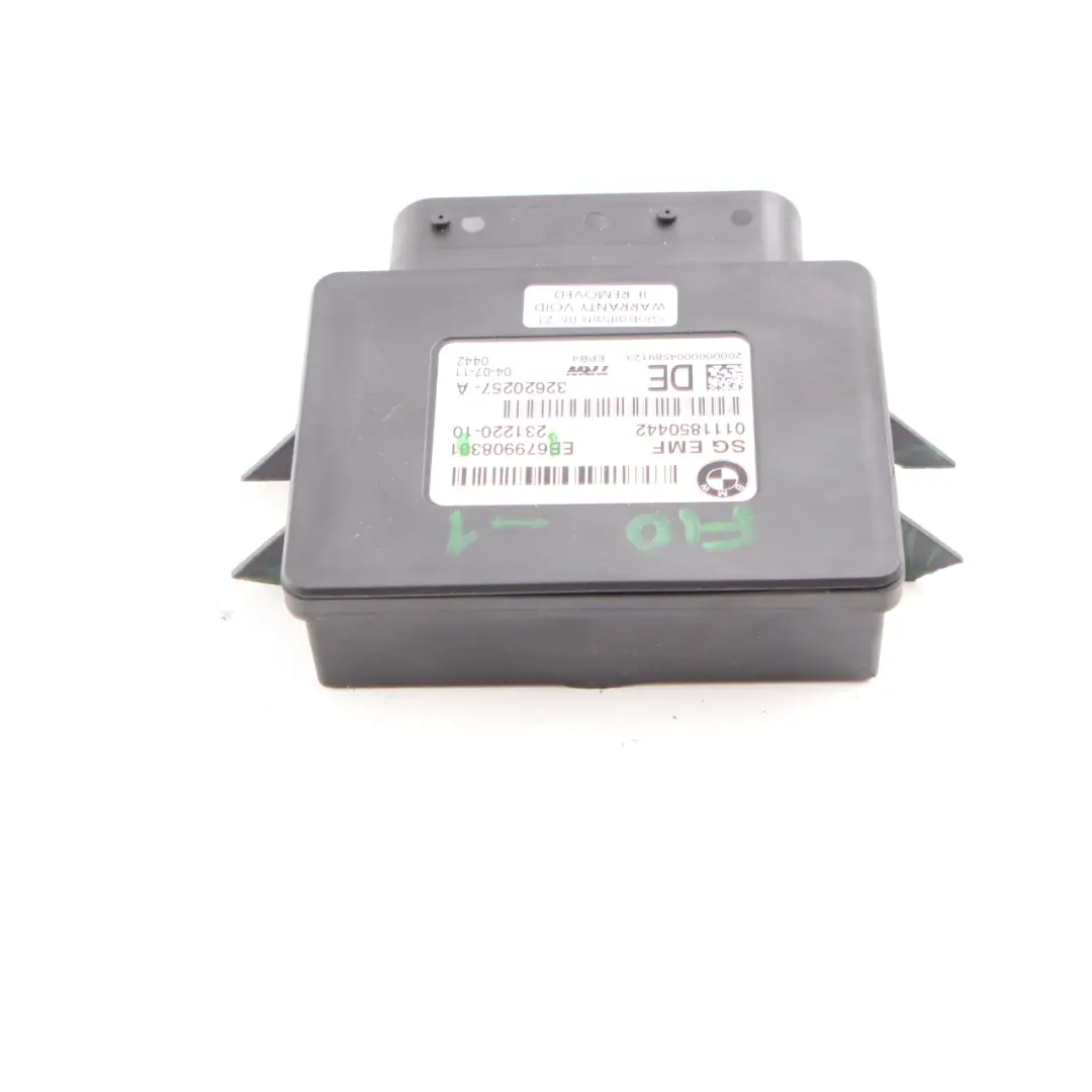 Control Unit BMW F10 F11 X3 F25 Parking Brake Handbrake Module EMF  - SKU 6799083-1 - Part number 6799083