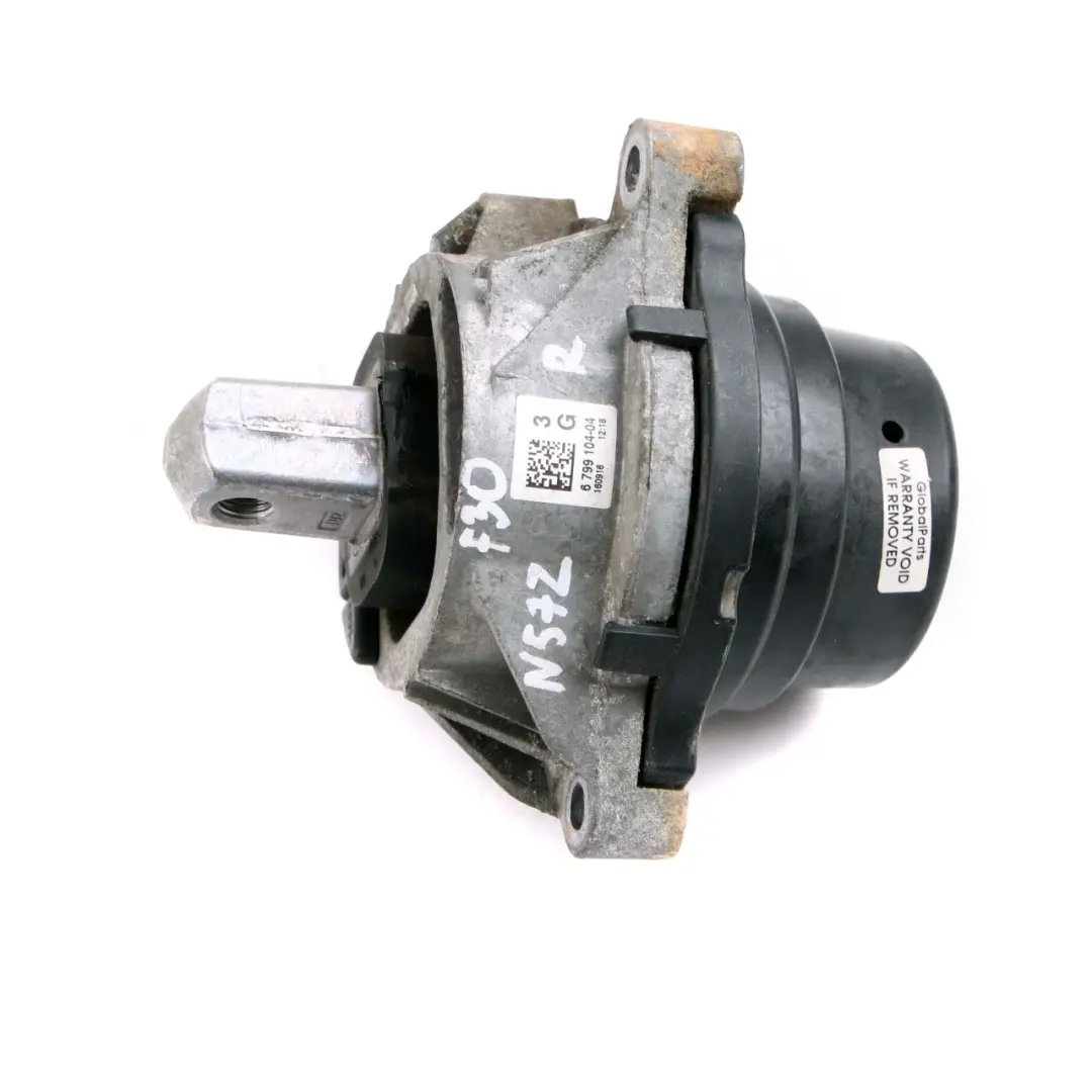 N57N N57Z Caucho Montaje Soporte Motor Derecha para BMW F30 F31 F32 con número de pieza 6799104 BMW F30 F31 F32 N57N N57Z Caucho Montaje Soporte Motor Derecha - SKU 6799104 - Número de pieza 6799104