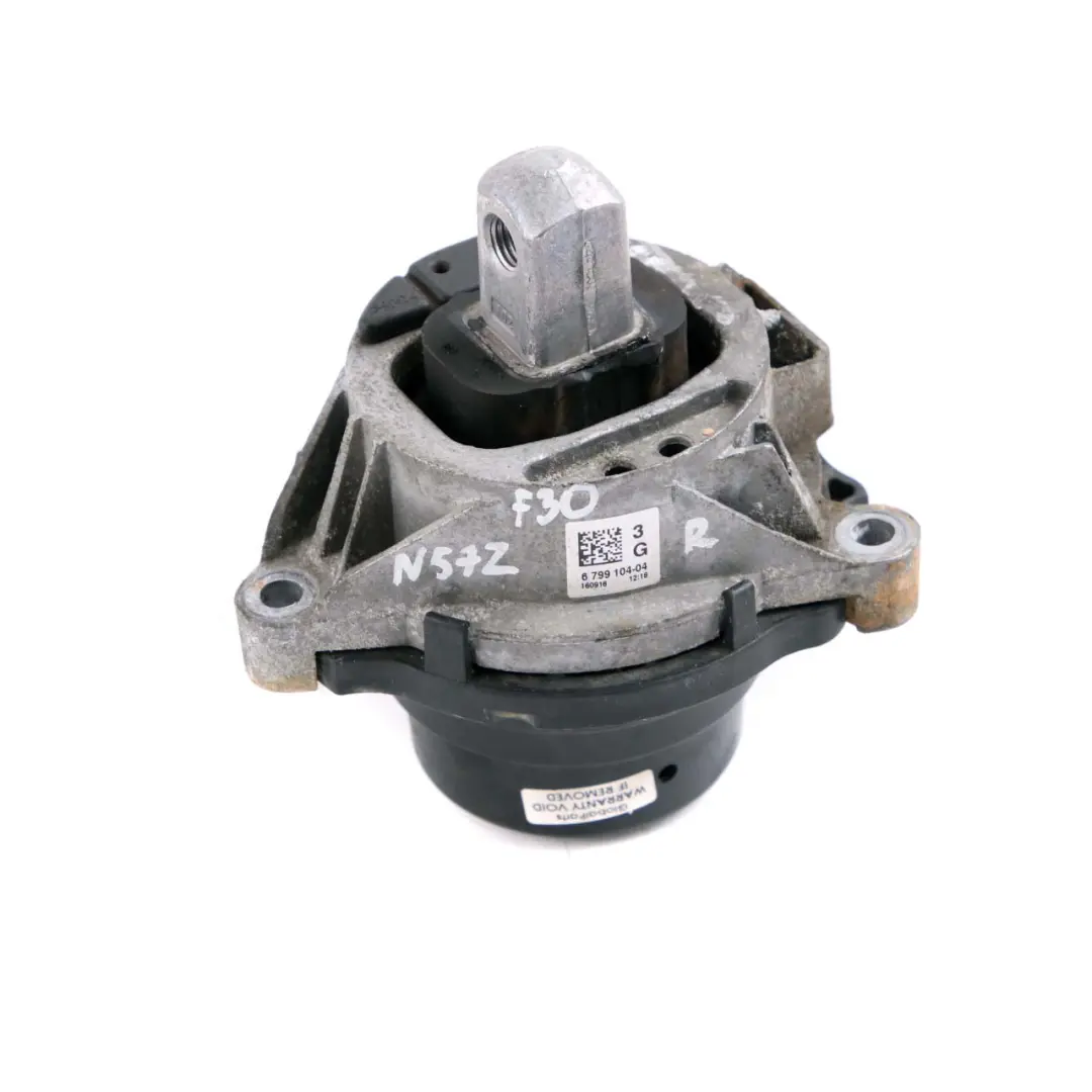 BMW 3 4 F30 F31 F32 N57N N57Z Rubber Mounting Engine Mount Right O/S - SKU 6799104 - Part number 6799104