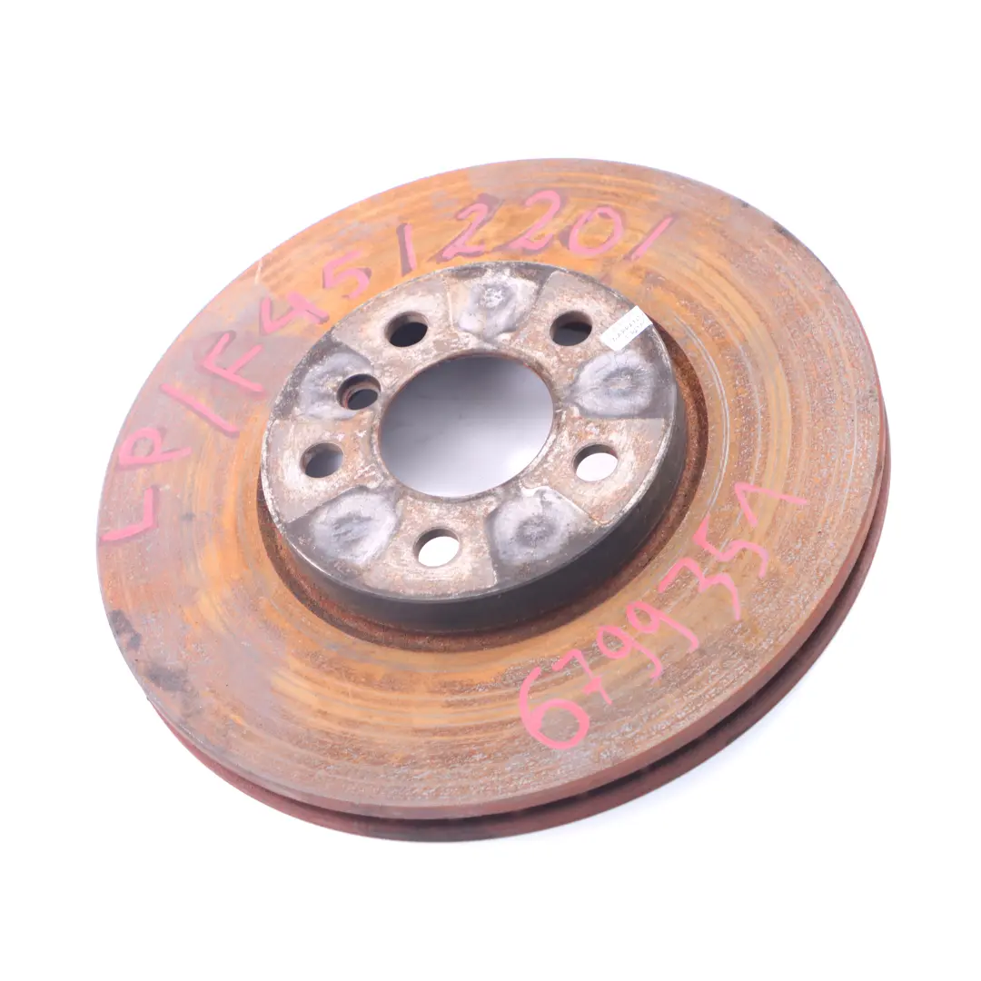 Disco freno BMW F45 X1 F48 Mini F54 F60 anteriore sinistro destro 307X24 - SKU 6799351 - Numero di parte 6799351