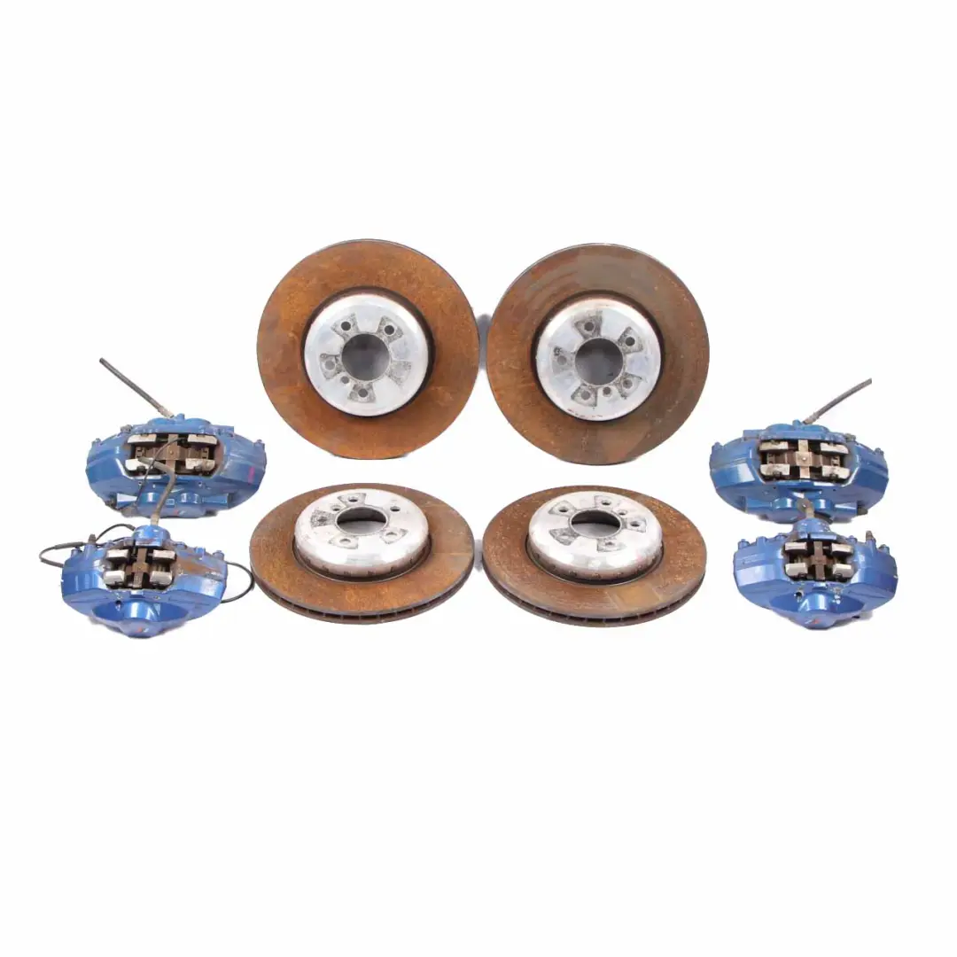 Front Rear Left Right N/O/S Brake Disc Caliper Set to BMW F30 F31 F32 LCI M Sport with Part number 6875649 BMW F30 F31 F32 LCI M Sport Front Rear Left Right N/O/S Brake Disc Caliper Set - SKU 6799469-2 - Part number 6875649
