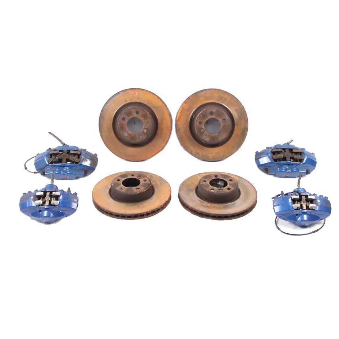 Brake Set BMW F30 F31 LCI M Sport Front Rear Left Right N/O/S Disc Caliper Set to with Part number 6799469 Brake Set BMW F30 F31 LCI M Sport Front Rear Left Right N/O/S Disc Caliper Set - SKU 6799469-4 - Part number 6799469