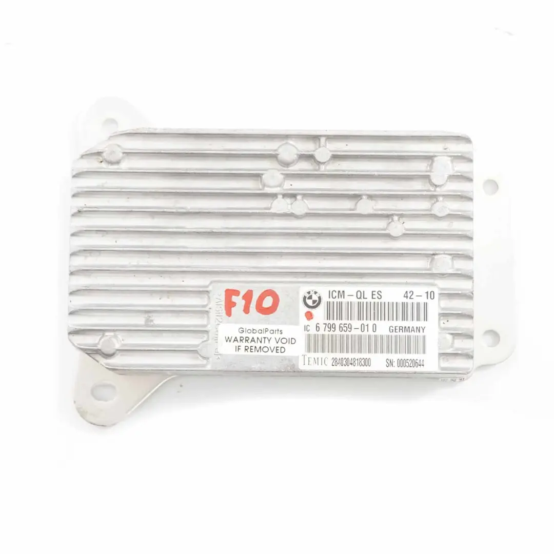 ICM Modul Integriertes Fahrwerksmanagement QL ES Steuergerät für BMW F10 F11 mit Teilenummer 6799659 BMW F10 F11 ICM Modul Integriertes Fahrwerksmanagement QL ES Steuergerät - SKU 6799659 - Teilenummer 6799659