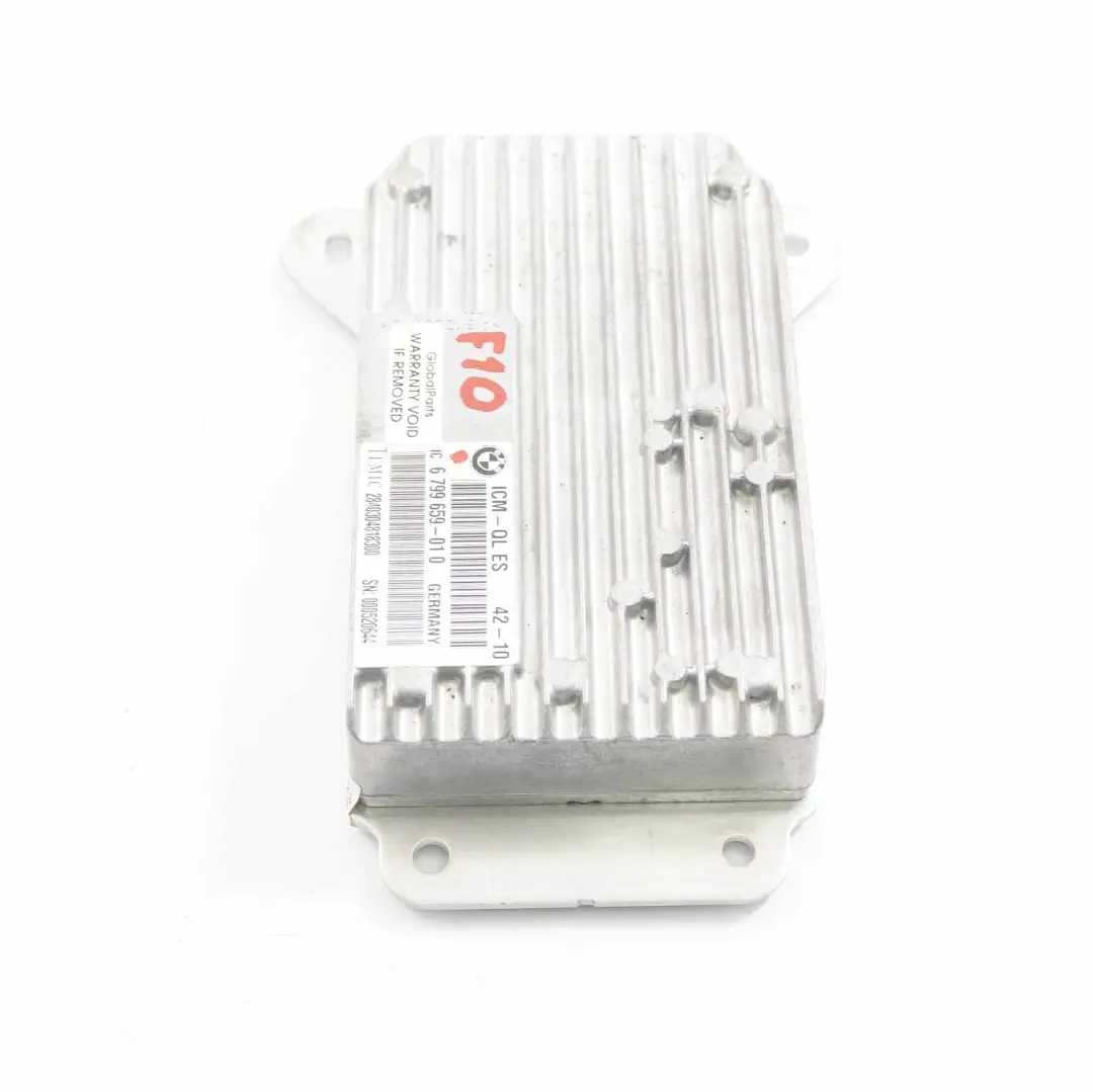 BMW F10 F11 Modulo ICM Gestione Telaio Integrata QL ES Unità Controllo - SKU 6799659 - Numero di parte 6799659