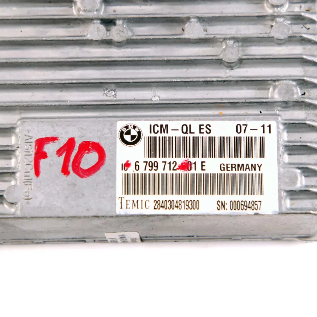 BMW F10 F11 ICM Management Control Unit Module DSC Brakes - SKU 6799712 - Part number 6799712