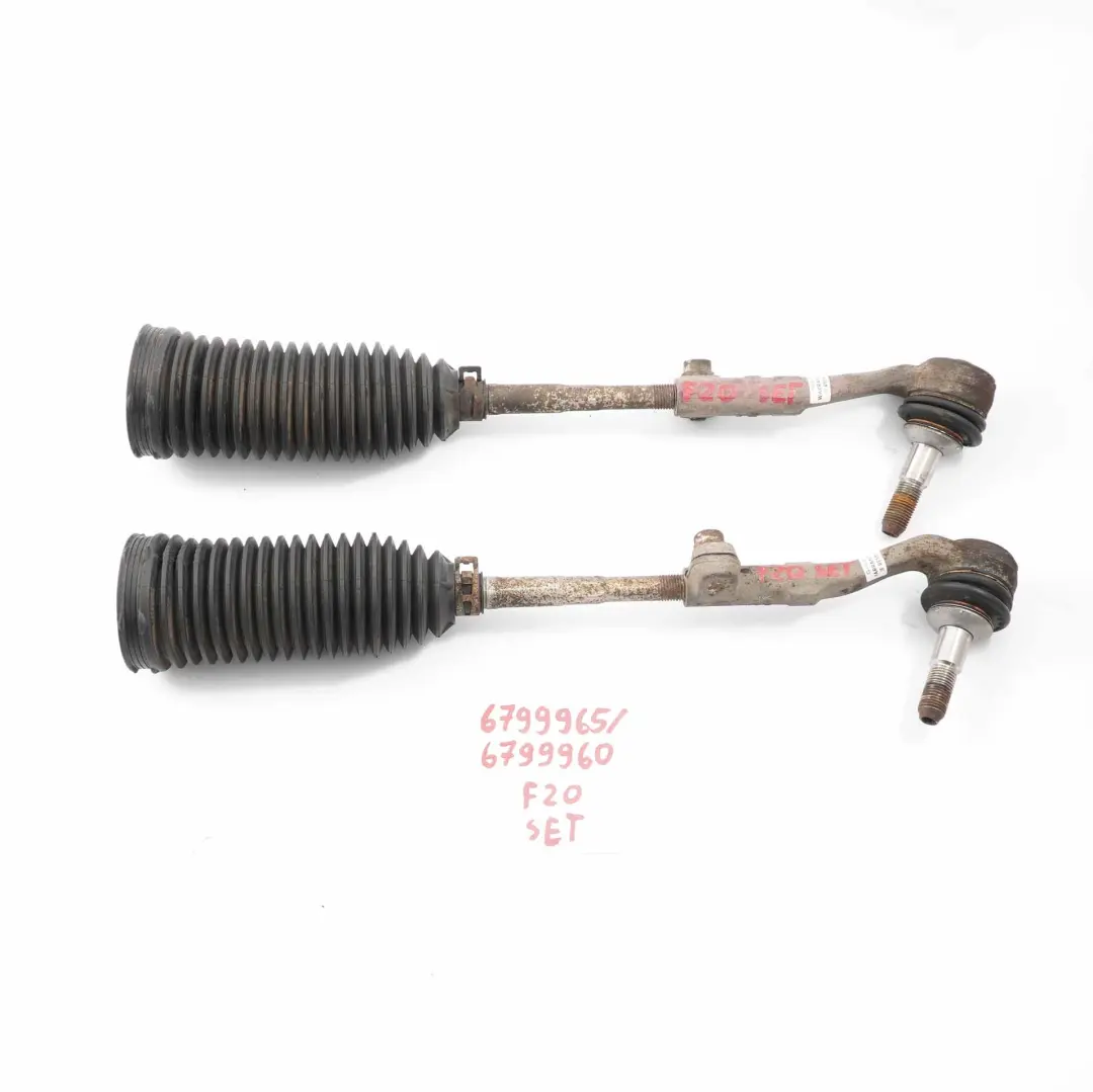 BMW F20 F21 F30 Tie Rod Steering Linkage Ball Joint Axle Left Right Set N/O/S - SKU 6799965-6799960 - Part number 6799965