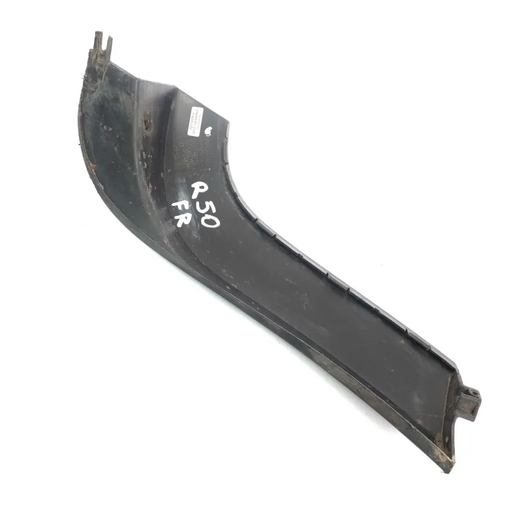 Trim Panel Spoiler Front Right Schwarz Black O/S to Mini Cooper One R50 with Part number 6800133 Mini Cooper One R50 Trim Panel Spoiler Front Right Schwarz Black O/S - SKU 6800133 - Part number 6800133