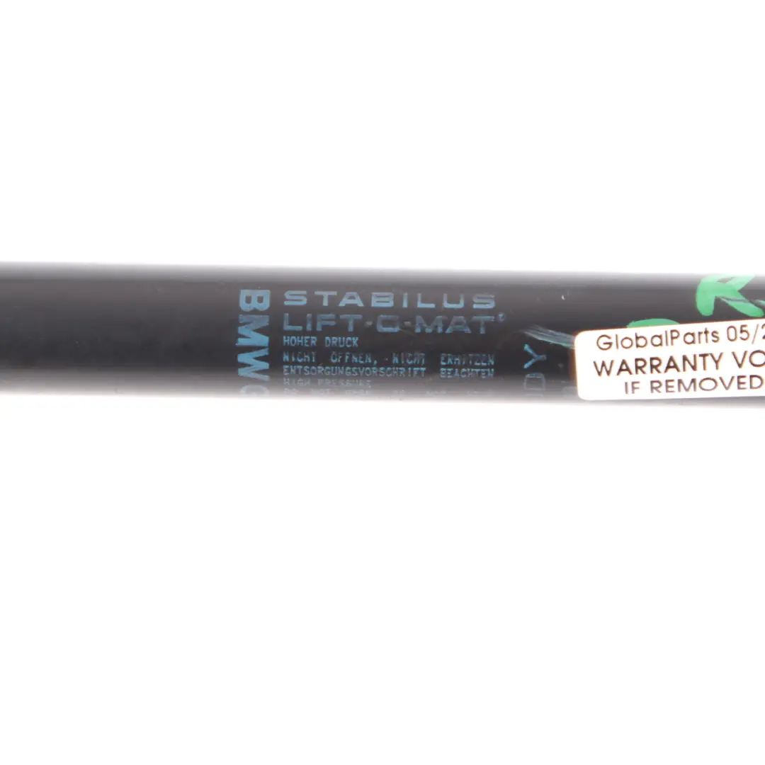 Pressurized Spring Strut Trunk Lid Left Right N/O/S to Mini R50 R53 Gas with Part number 6801258 Mini R50 R53 Gas Pressurized Spring Strut Trunk Lid Left Right N/O/S - SKU 6801258-1 - Part number 6801258