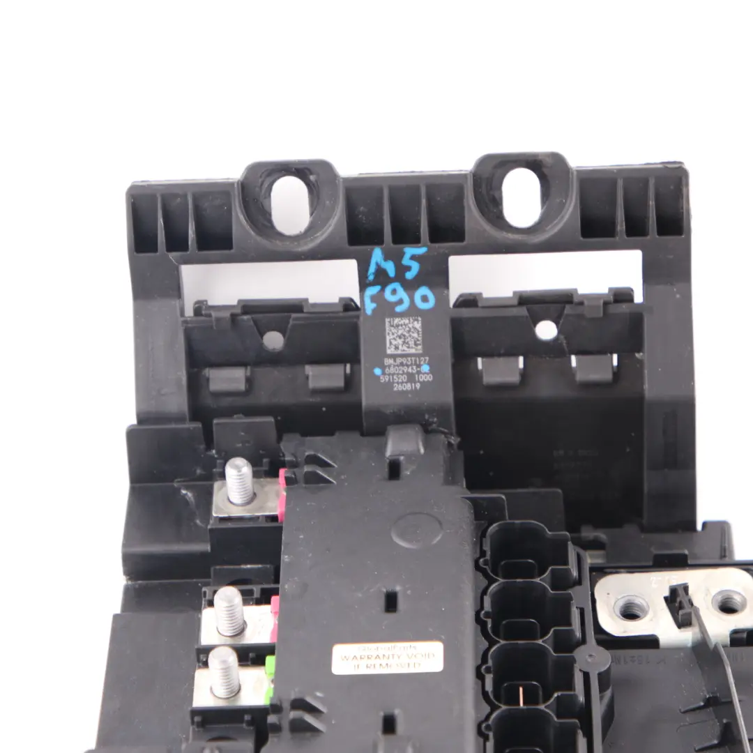 Caja Batería BMW G30 G31 Fusible Positivo Terminal Distribución Trasero para con número de pieza 6802943 Caja Batería BMW G30 G31 Fusible Positivo Terminal Distribución Trasero - SKU 6802943 - Número de pieza 6802943