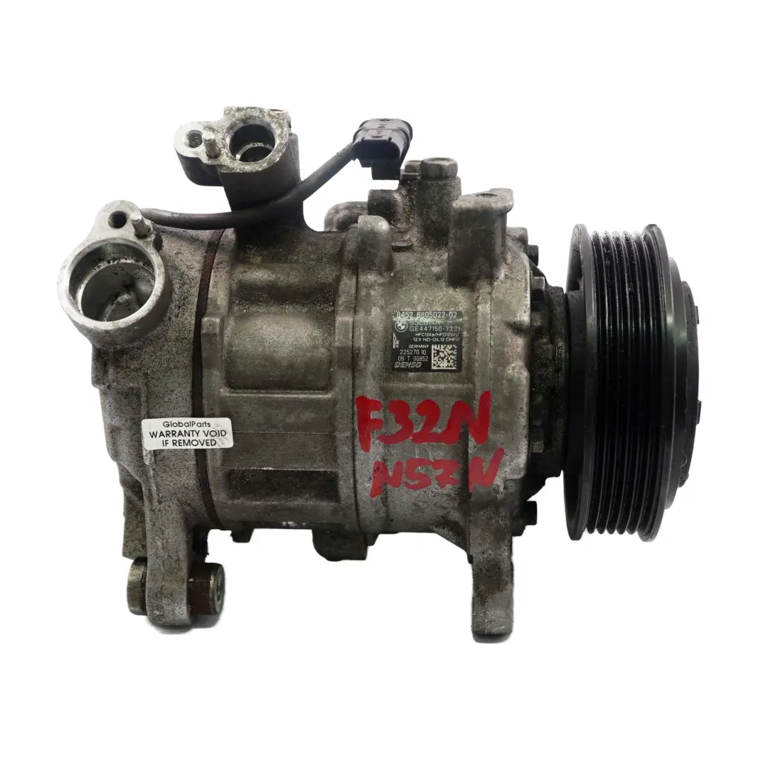 N57N N57Z Aria Condizionata A/C Compressore per BMW F32 F33 LCI 430d 435d con numero di parte 6805022 BMW F32 F33 LCI 430d 435d N57N N57Z Aria Condizionata A/C Compressore - SKU 6805022 - Numero di parte 6805022