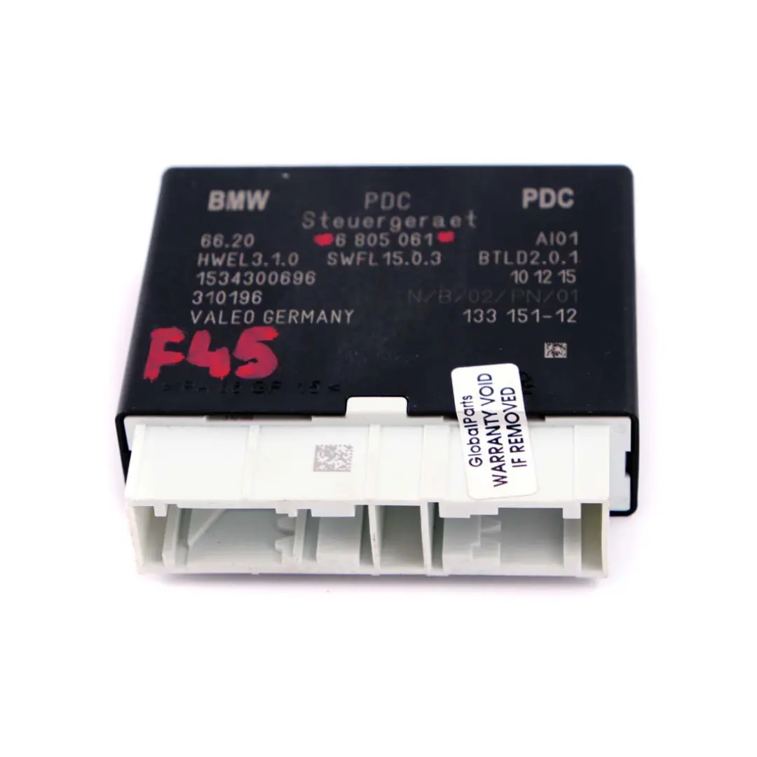 Moduł Sterownik Parkowania PDC do BMW F45 F46 Mini F55 F56 F57 o numerze 6805061 BMW F45 F46 Mini F55 F56 F57 Moduł Sterownik Parkowania PDC - SKU 6805061 - Numer Części 6805061