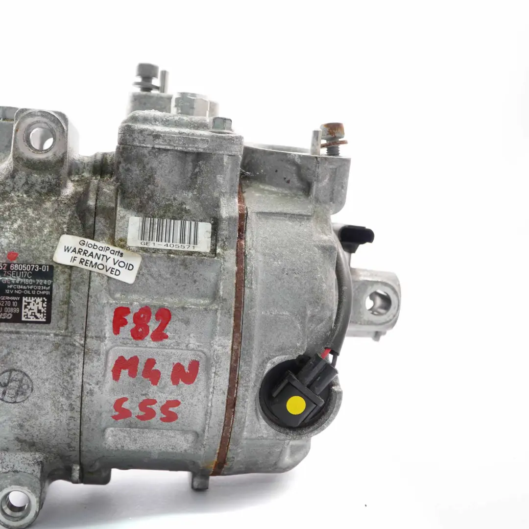 Conditioning Compressor BMW F82 F83 M4 LCI S55 Petrol A/C Pump to Air with Part number 6805073 Air Conditioning Compressor BMW F82 F83 M4 LCI S55 Petrol A/C Pump - SKU 6805073 - Part number 6805073