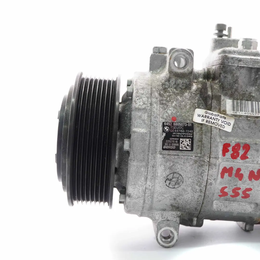 S55 Pompa Sprężarka Klimy do BMW F82 F83 M4 o numerze 6805073 BMW F82 F83 M4 S55 Pompa Sprężarka Klimy - SKU 6805073 - Numer Części 6805073