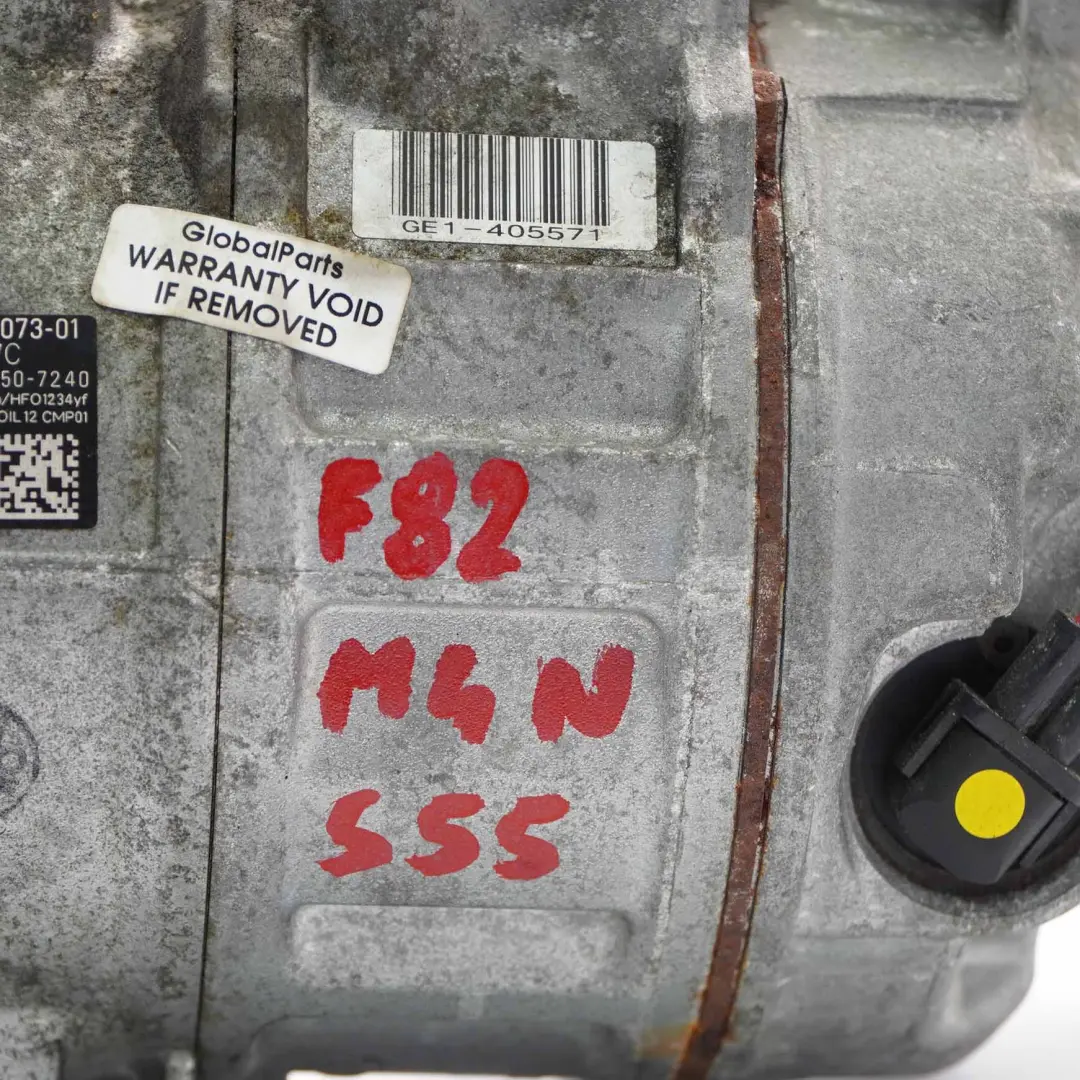 Klimakompressor BMW F82 F83 M4 LCI S55 Benzin A/C Pumpe für mit Teilenummer 6805073 Klimakompressor BMW F82 F83 M4 LCI S55 Benzin A/C Pumpe - SKU 6805073 - Teilenummer 6805073