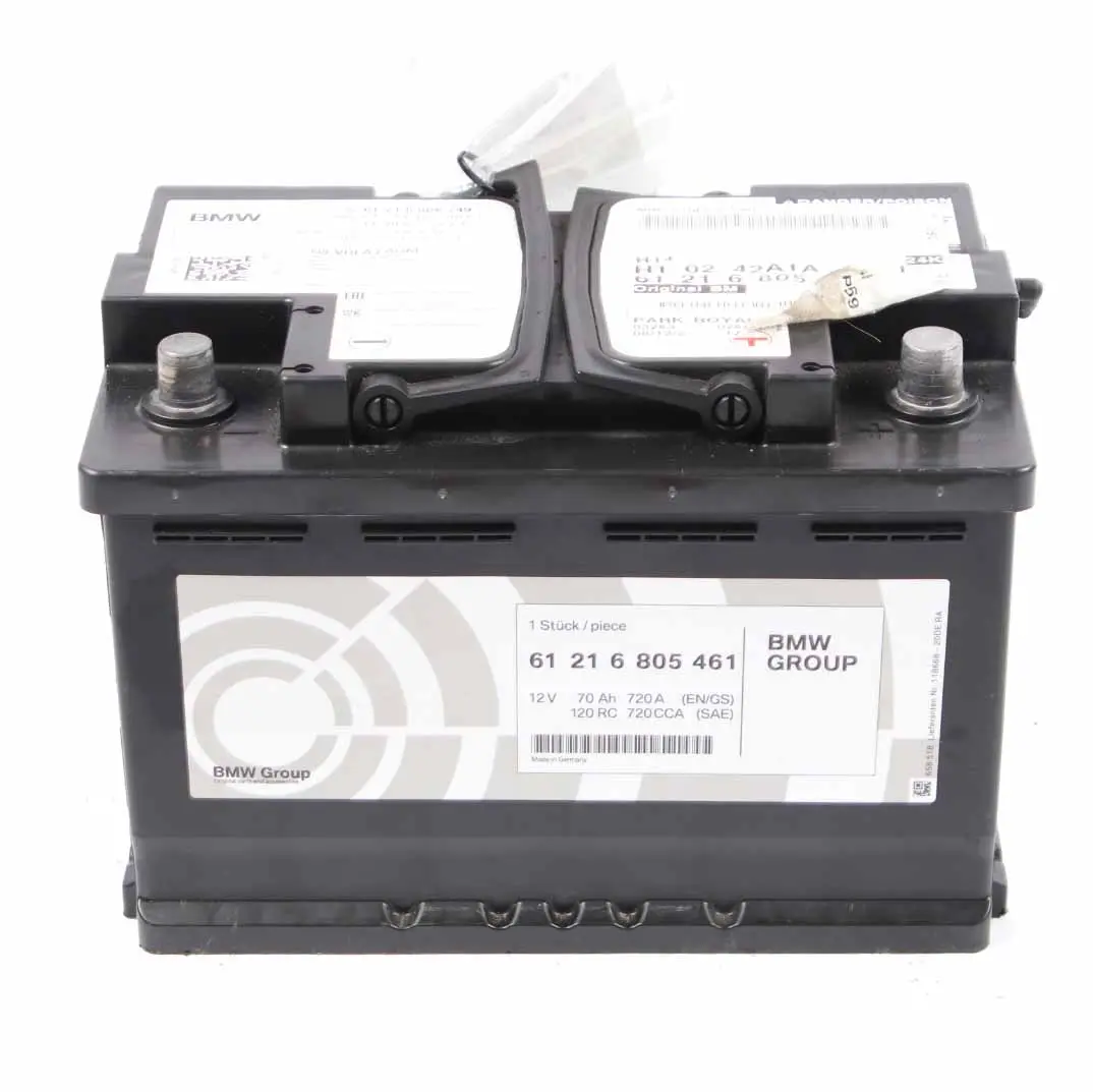BMW VRLA / AGM 12V Accumulator Battery 70Ah 720A - SKU 6806749 - Part number 6806749