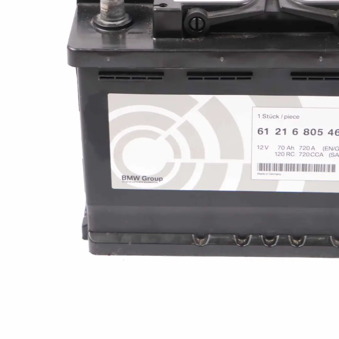VRLA / AGM 12V Accumulator Battery 70Ah 720A to BMW with Part number 6806749 BMW VRLA / AGM 12V Accumulator Battery 70Ah 720A - SKU 6806749 - Part number 6806749