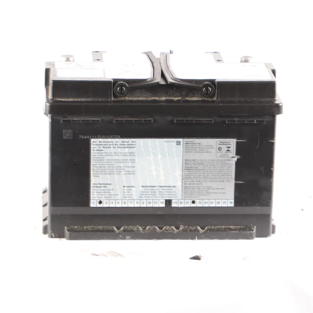 Banner AGM 12V Accumulator Battery 70Ah 720A 6805461 to BMW with Part number 9321980 BMW Banner AGM 12V Accumulator Battery 70Ah 720A 6805461 - SKU 6806757 - Part number 9321980