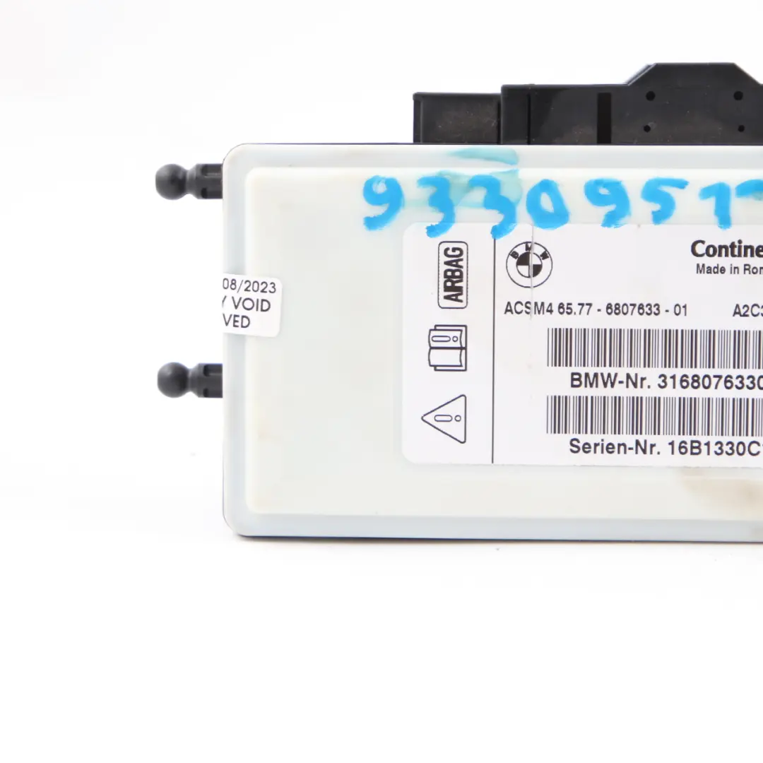 Unidad Control BMW F01 F07 F10 F11 F25 Módul Aire ECU Continental  - SKU 6807633 - Número de pieza 6807633
