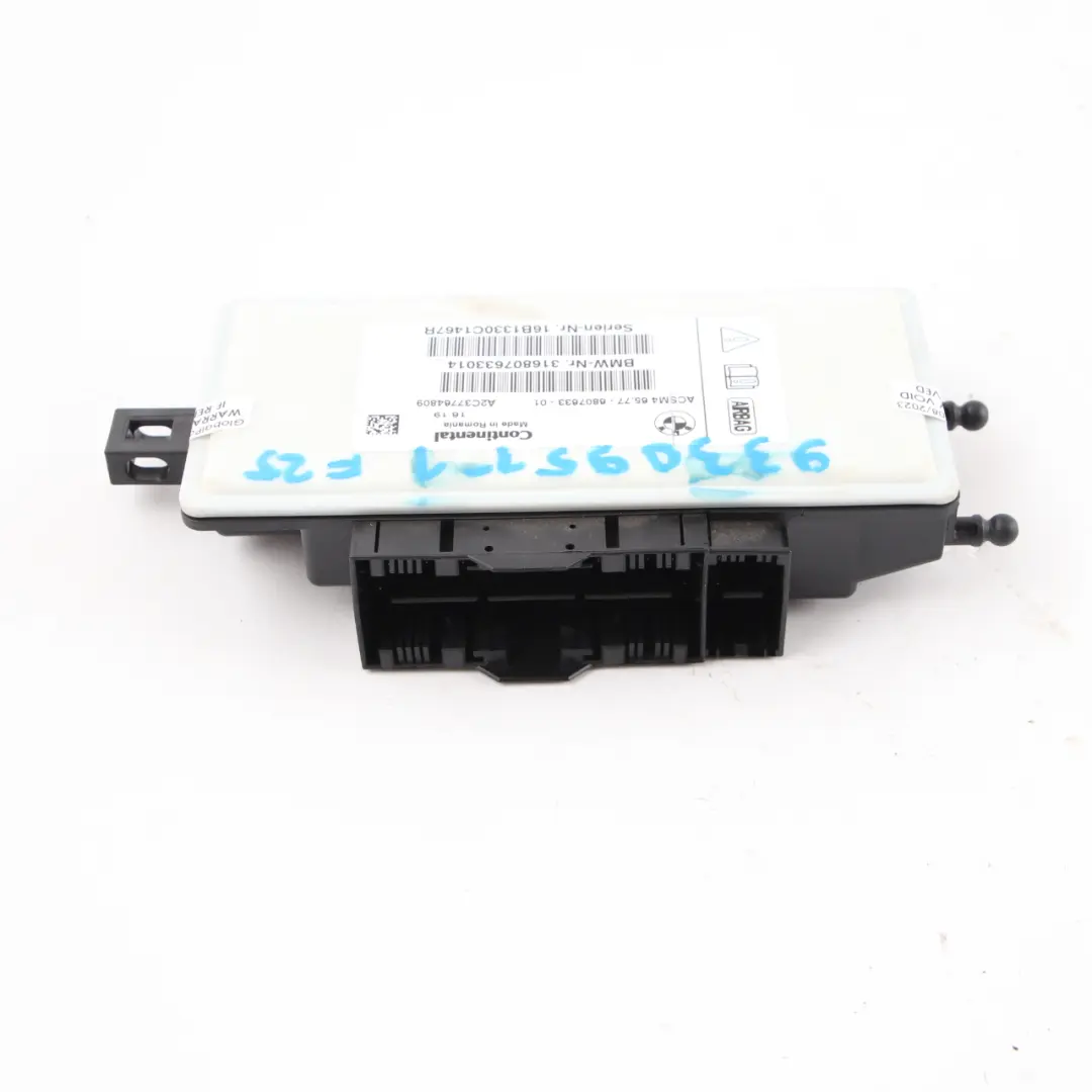 Unidad Control BMW F01 F07 F10 F11 F25 Módul Aire ECU Continental  - SKU 6807633 - Número de pieza 6807633