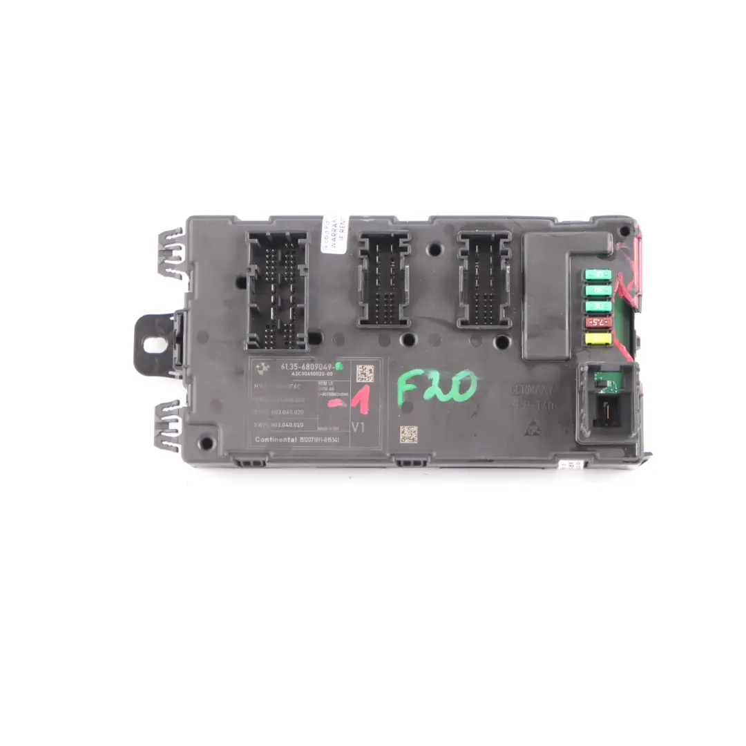 Modulo unità di controllo corpo REM per BMW F20 F21 F30 F31 F32 con numero di parte 6809049 BMW F20 F21 F30 F31 F32 Modulo unità di controllo corpo REM - SKU 6809049-1 - Numero di parte 6809049