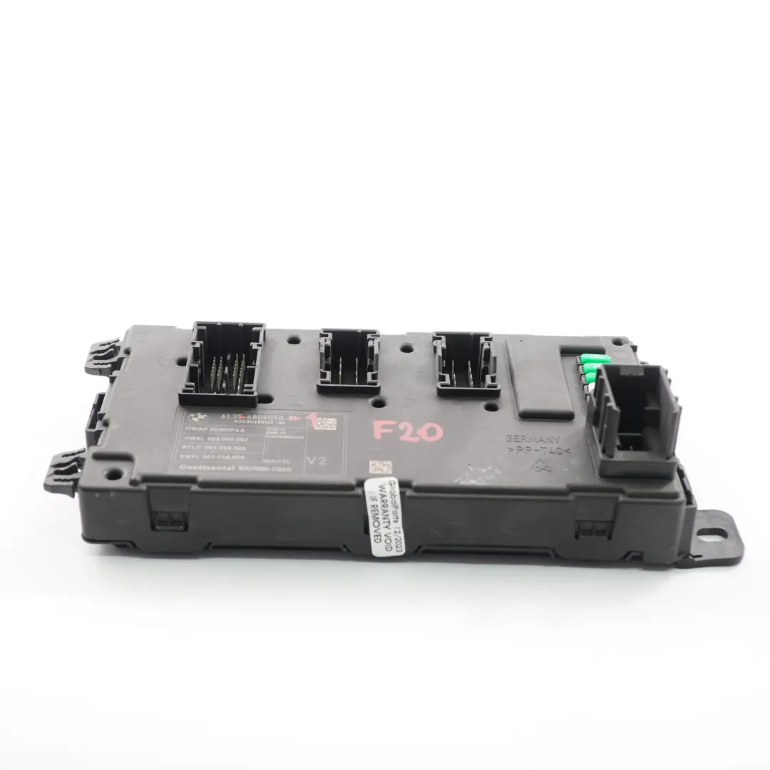 BMW F20 F30 F36 Modulo Posteriore REM Scatola Fusibili Controllo V2 ECU - SKU 6809050-1 - Numero di parte 6809050