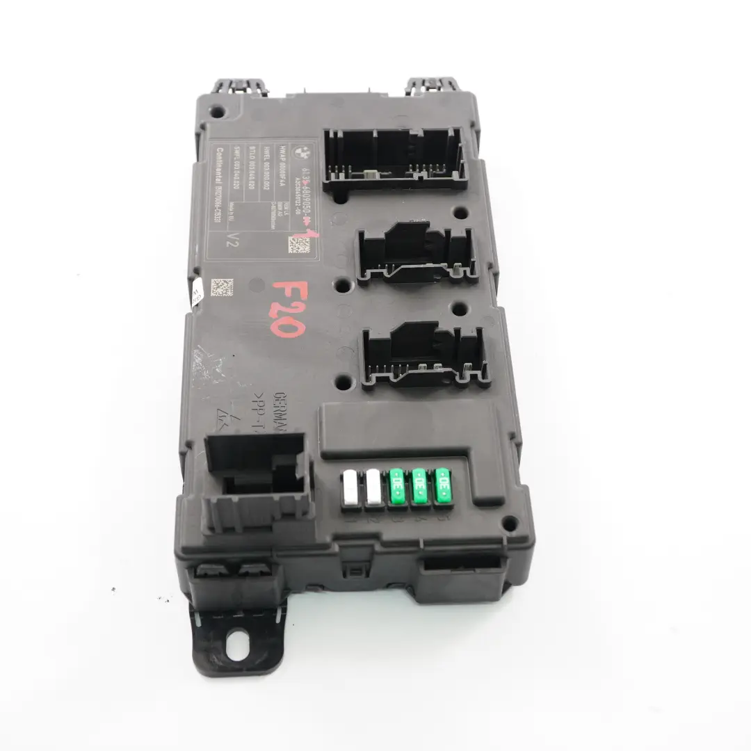 Módulo Electrónico Trasero REM Fusibles Unidad V2 ECU para BMW F20 F30 F36 con número de pieza 6809050 BMW F20 F30 F36 Módulo Electrónico Trasero REM Fusibles Unidad V2 ECU - SKU 6809050-1 - Número de pieza 6809050