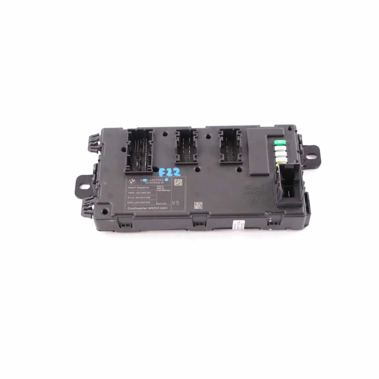 BMW F20 F22 F30 Módulo Electrónico Trasero REM Caja Fusibles V5 ECU 6809053