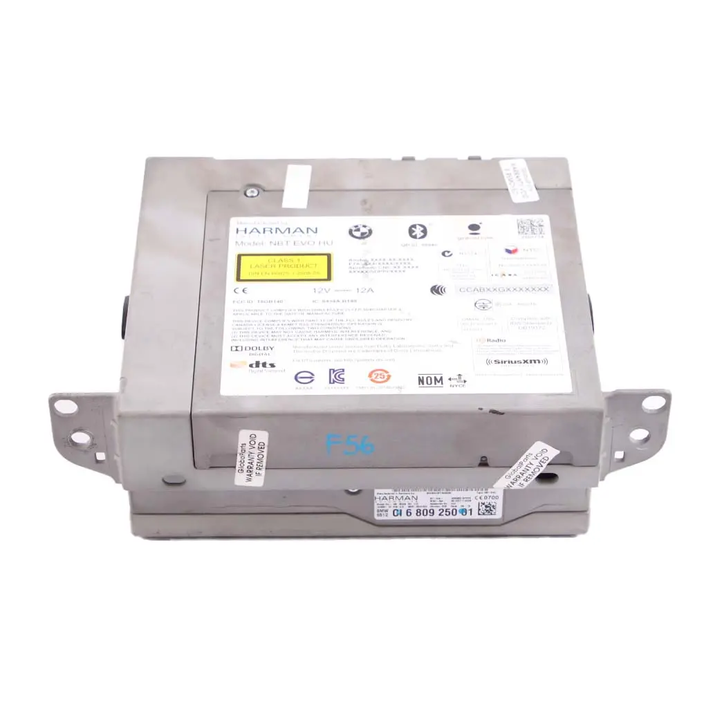 Navigation DAB Head Unit High Control Unit to Mini Cooper F55 F56 with Part number 6809250 Mini Cooper F55 F56 Navigation DAB Head Unit High Control Unit - SKU 6809250 - Part number 6809250