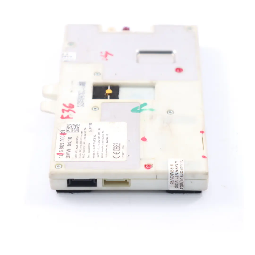 BMW F30 F36 G11 Telematics Module Bluetooth Telematik Control Unit ECU - SKU 6809300 - Part number 6809300