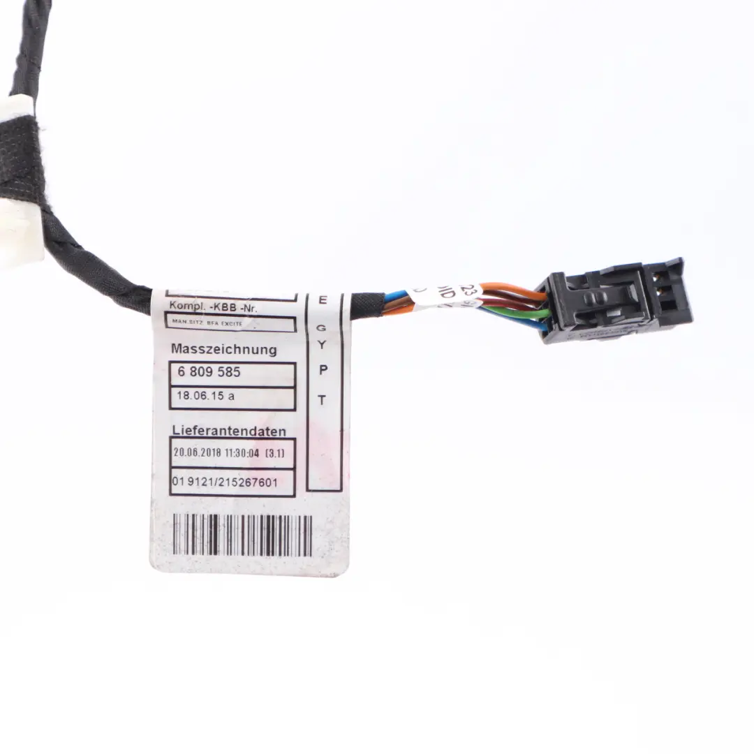 Mini F60 Countryman Seat Wiring Loom Plugin Seat Adjustment Wiring - SKU 6809592 - Part number 9328845