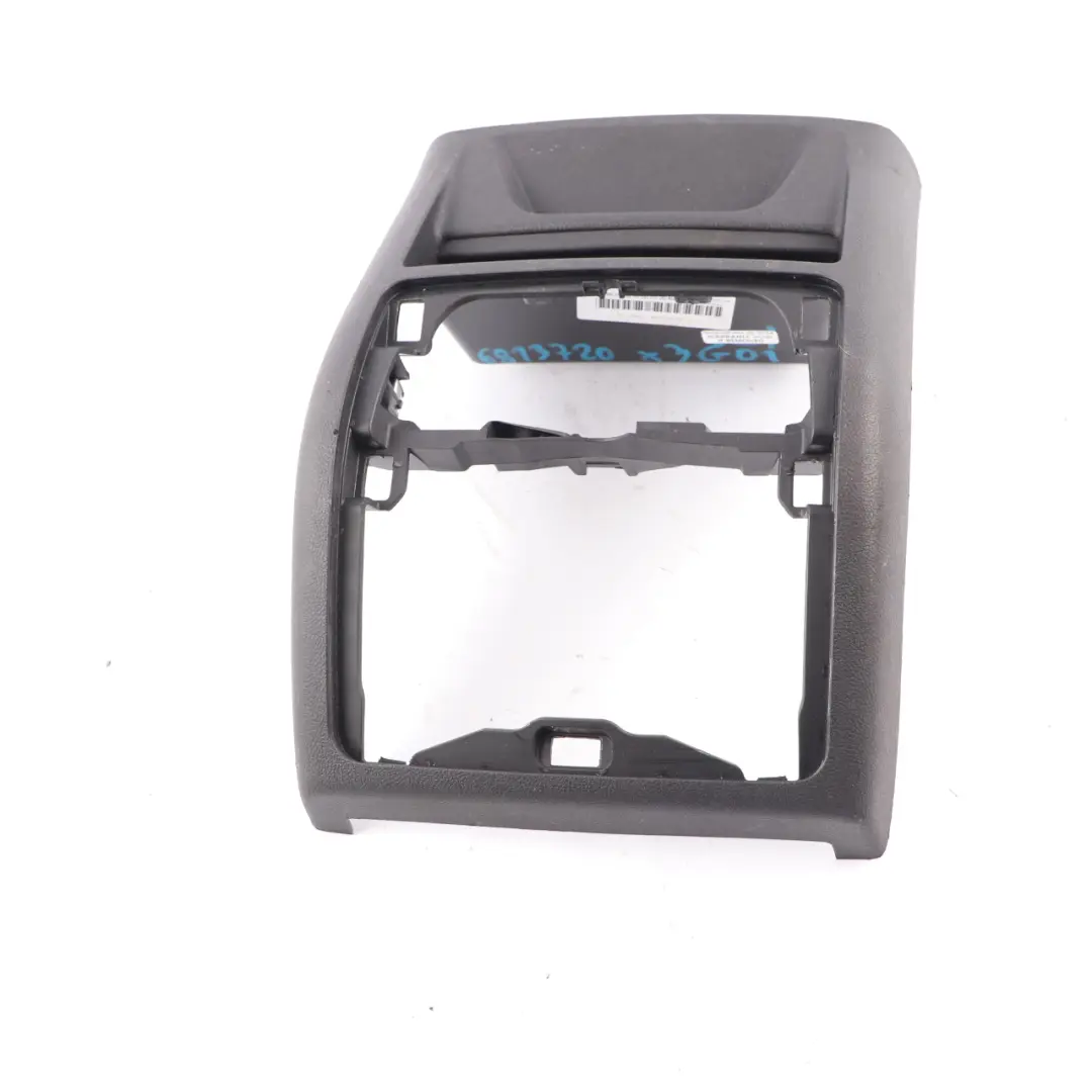Centre Console Covering Trim Panel Black to BMW X3 G01 X4 G02 Rear with Part number 6813720 BMW X3 G01 X4 G02 Rear Centre Console Covering Trim Panel Black - SKU 6813720 - Part number 6813720
