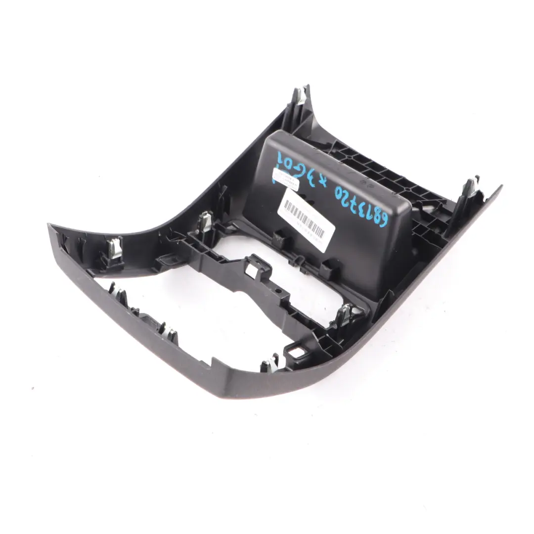 Centre Console Covering Trim Panel Black to BMW X3 G01 X4 G02 Rear with Part number 6813720 BMW X3 G01 X4 G02 Rear Centre Console Covering Trim Panel Black - SKU 6813720 - Part number 6813720