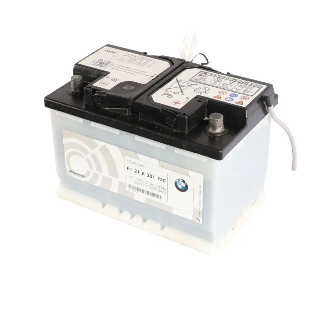 Accumulator Battery 70Ah 570A 8381730 to BMW 12V with Part number 6818076 BMW 12V Accumulator Battery 70Ah 570A 8381730 - SKU 6818076 - Part number 6818076