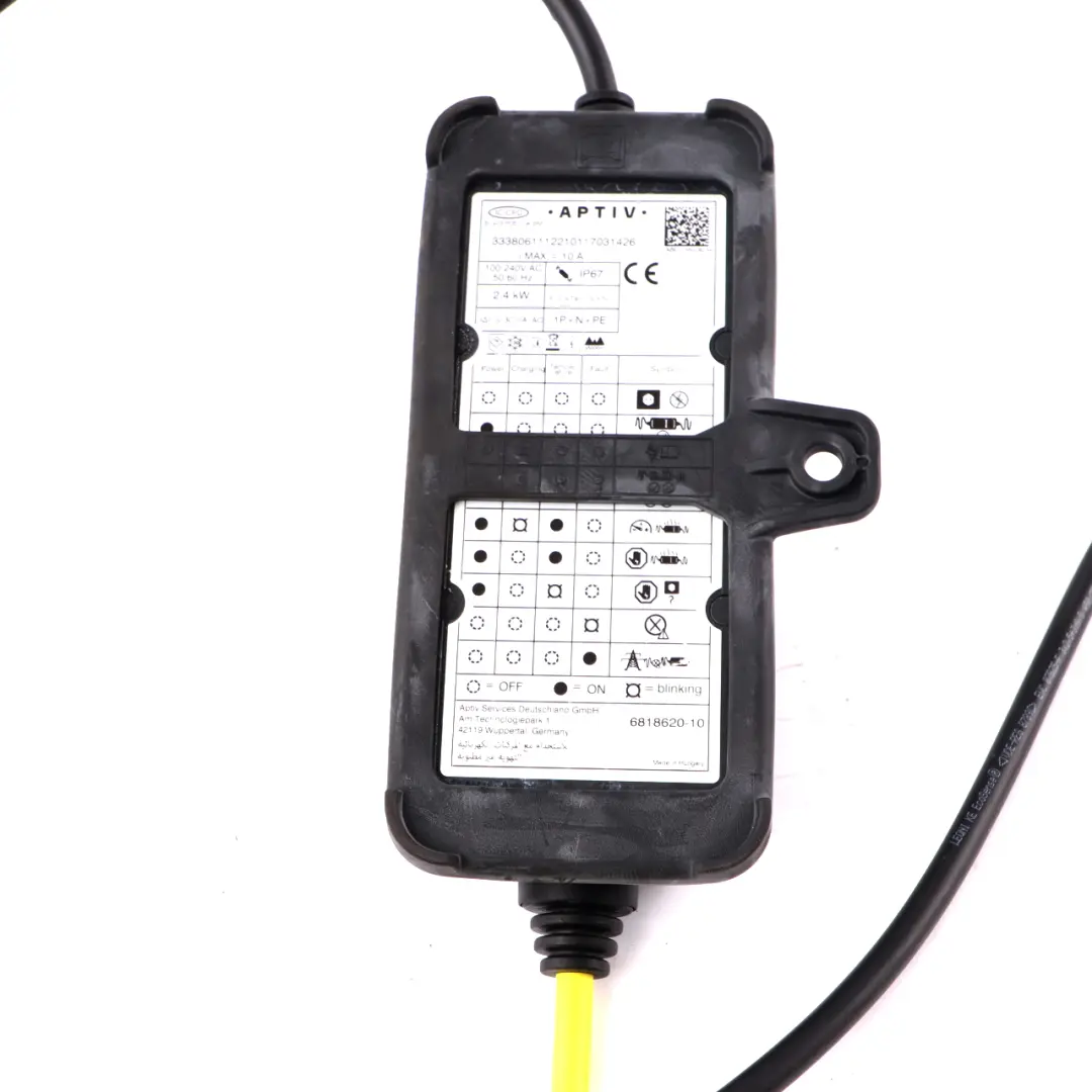 Home Charging Cable BMW G30 I01 Mini F60 Hybrid Charger to with Part number 6818620 Home Charging Cable BMW G30 I01 Mini F60 Hybrid Charger - SKU 6818620 - Part number 6818620