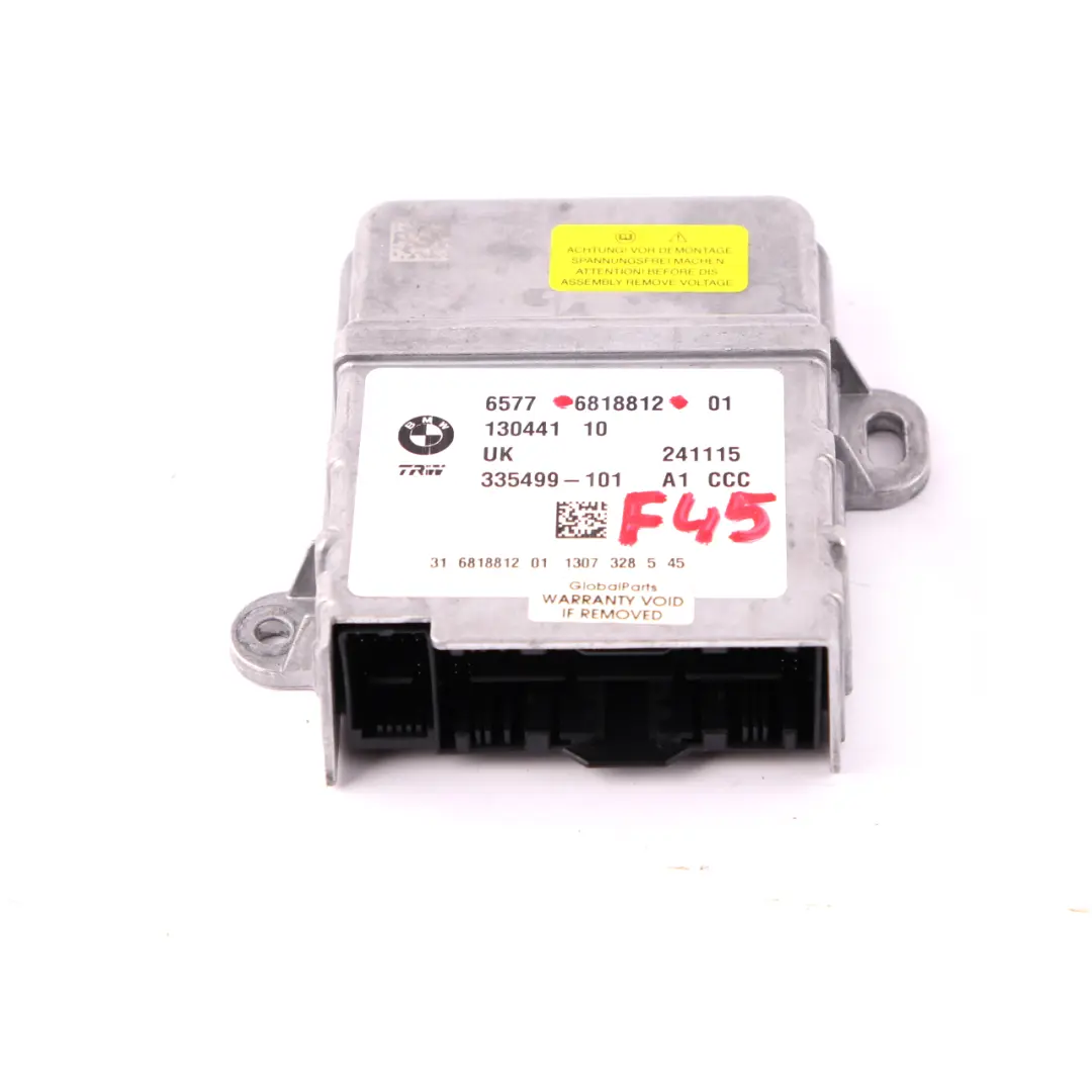 BMW F45 F46 Active Gran Tourer Moduł Sterujący ECU Airbag - SKU 6818812 - Numer Części 6818812